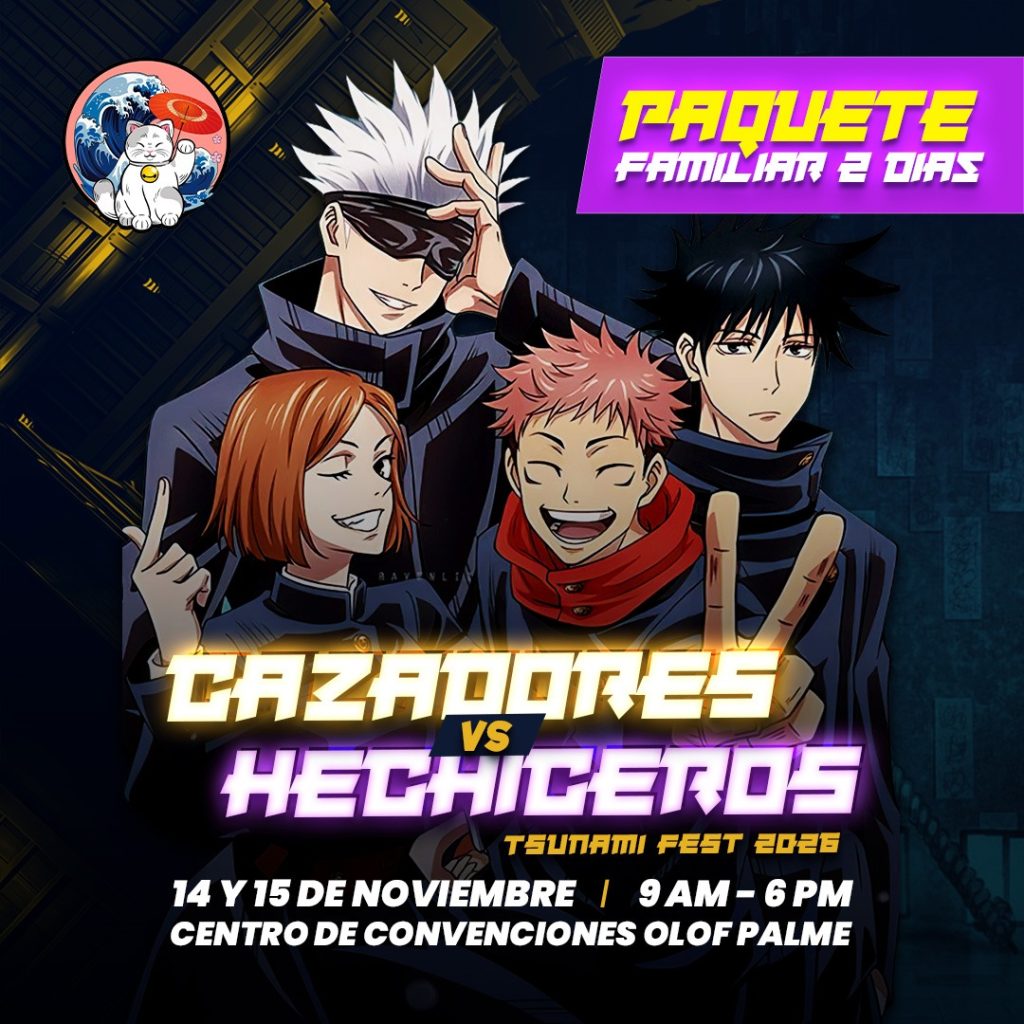 TSUNAMI FEST - PAQUETE FAMILIAR (4) 2 DÍAS